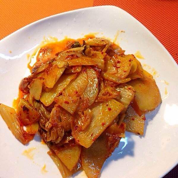 韩国泡菜土豆片