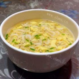 虾皮青菜蛋丝汤