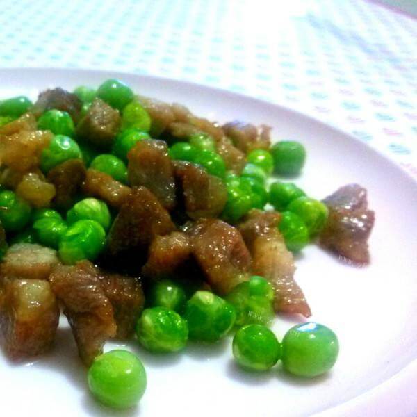 美味的小炒豌豆