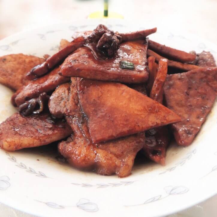 家常红烧香干大排