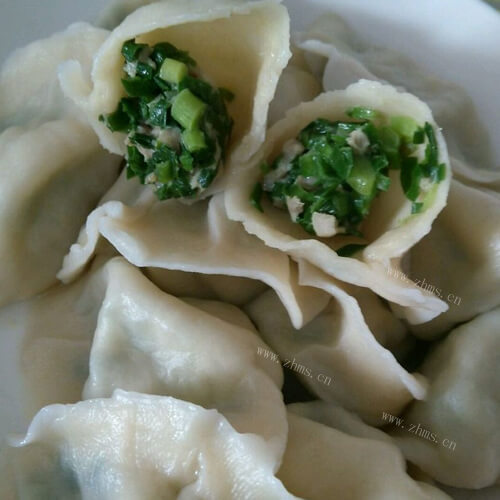 家常韭菜粉丝饺子