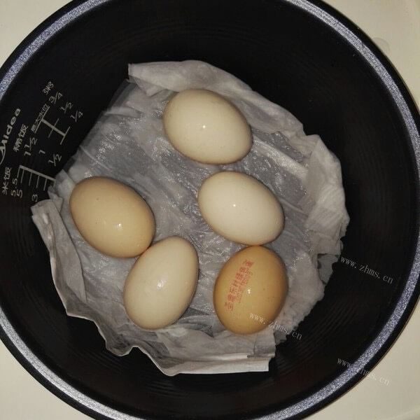 自制电饭煲煮鸡蛋