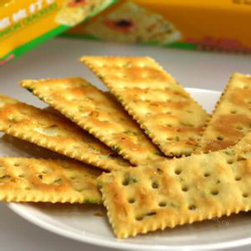 美味的香葱苏打饼