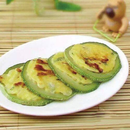 好吃的西葫芦蛤蜊合饼 
