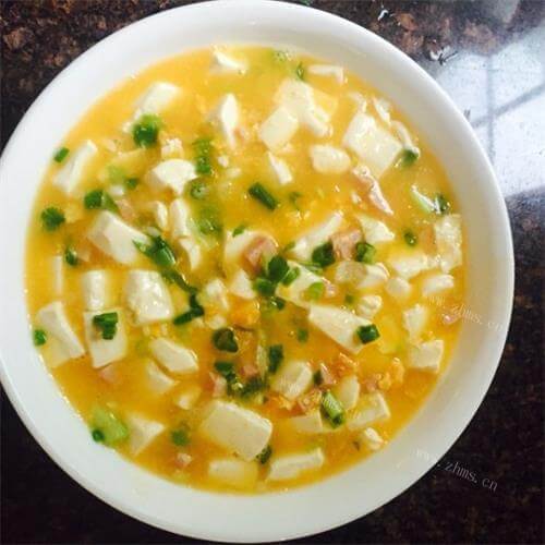 美味咸蛋烧豆腐