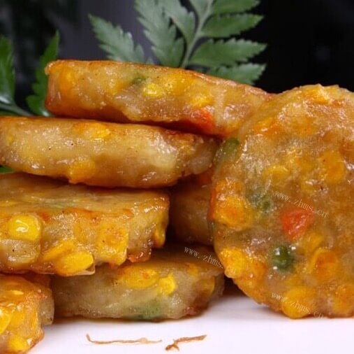 美味的玉米鲜肉苏式饼 