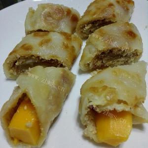 好吃的韭菜鲜肉薄撑 