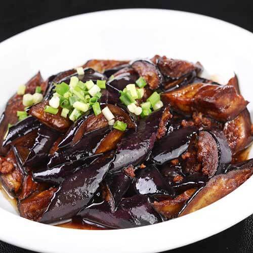 开胃的凉拌肉末茄子