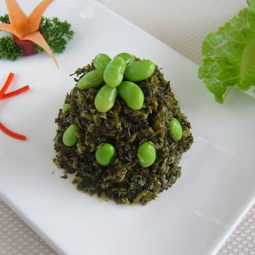 下饭咸菜毛豆