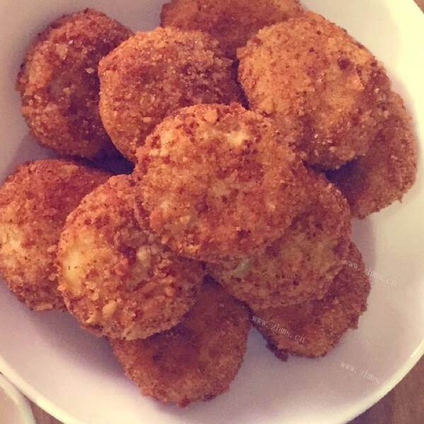 美味的烤箱版鸡肉可乐饼