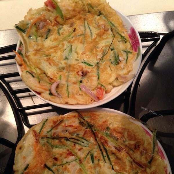 我的蔬菜海鲜煎饼