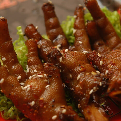 美味的烤鸡脚