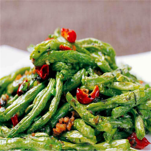 好吃的干焖豆角
