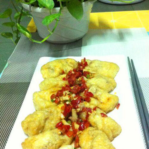 美味香辣酿豆腐
