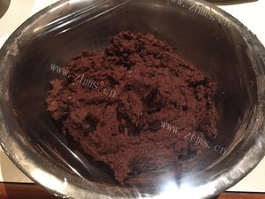 营养巧克力花生饼干做法图解8)