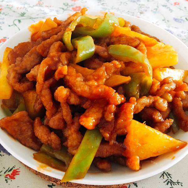 美味甜酸菠萝古老肉