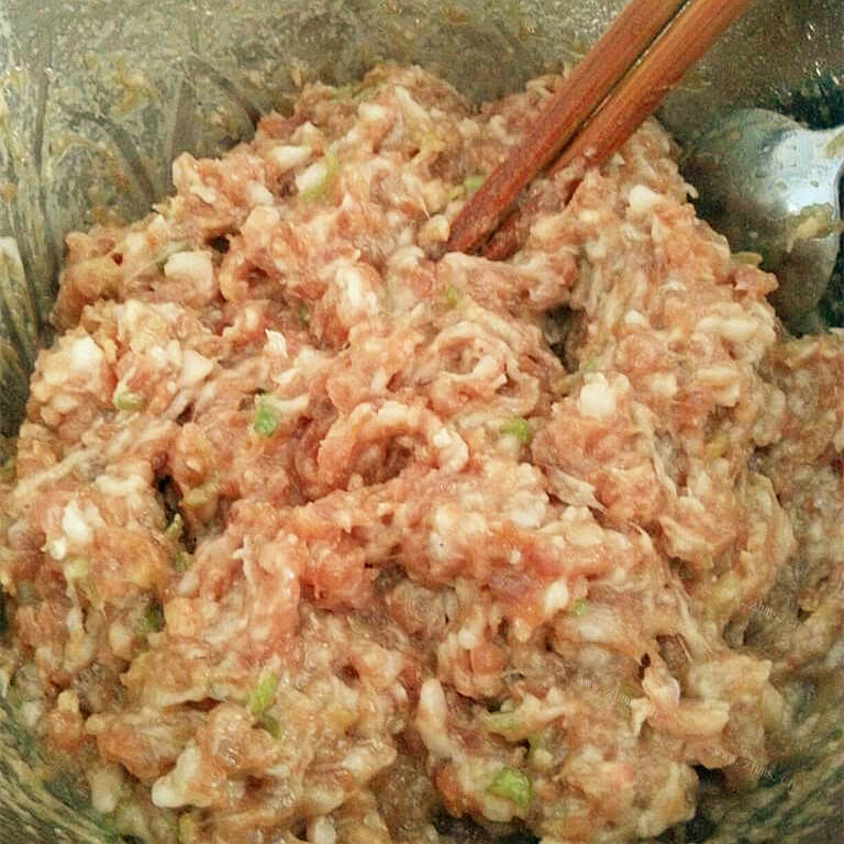 我的拌包子肉馅