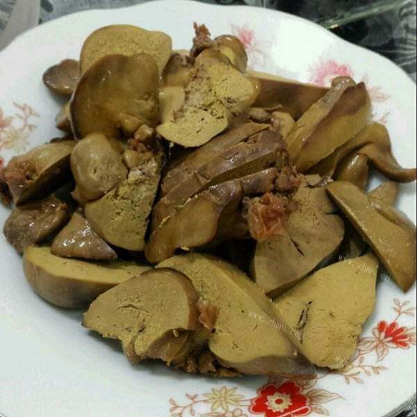 好吃的卤鸭肝