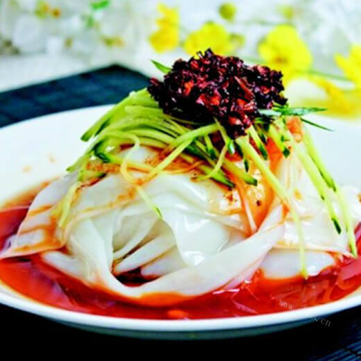 美味可口的汉中面皮做法