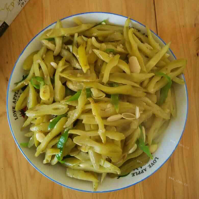 美味青椒龙爪豆