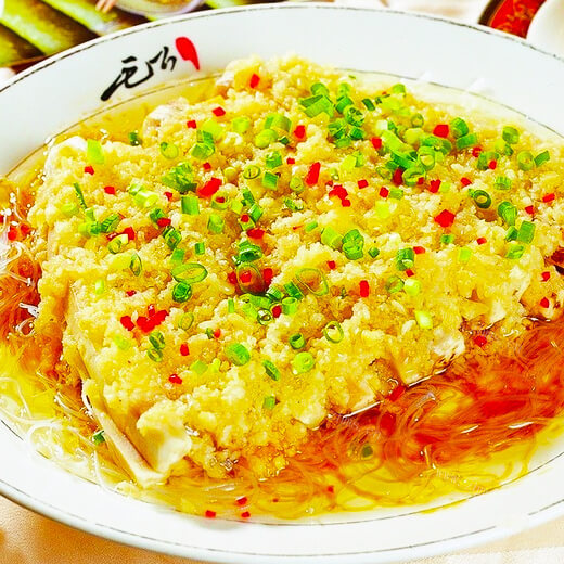 入味的老干妈蒸茄条