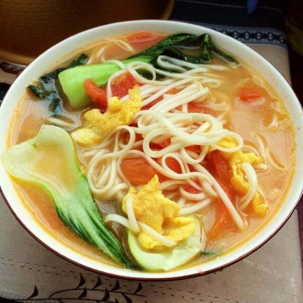 好吃的西红柿鸡蛋面