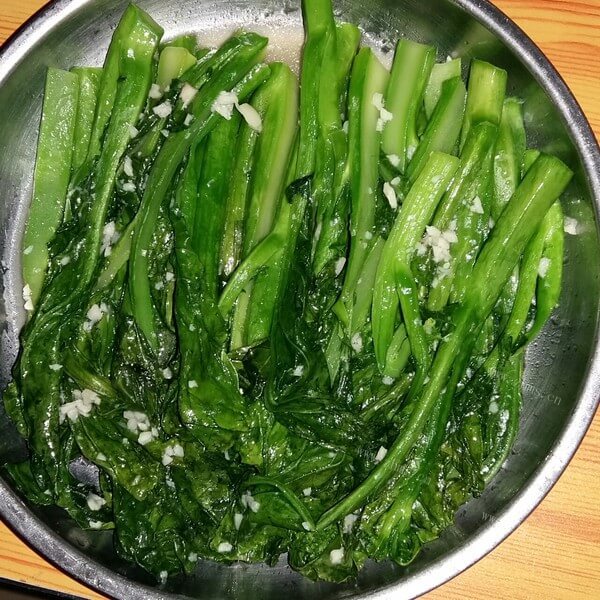 好吃的凉拌芥兰菜