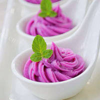 香甜的紫薯泥