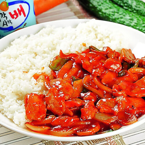 猪肉菜饭