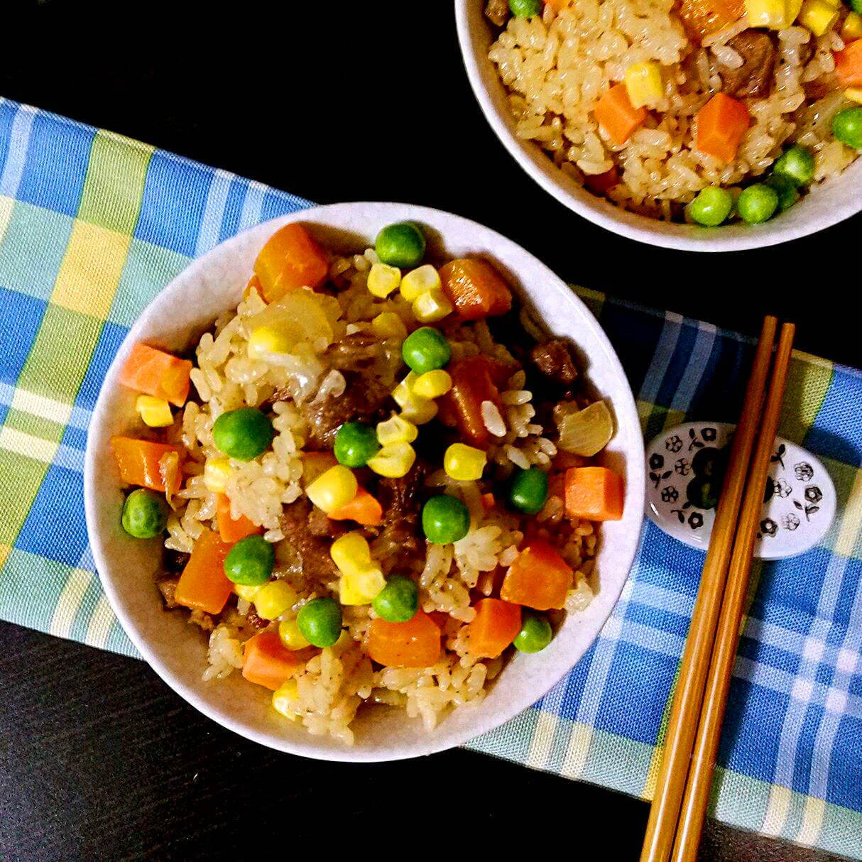 美味羊肉焖饭