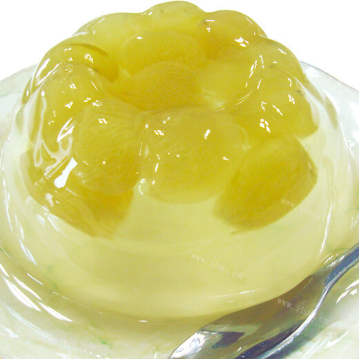 十分美味的的葡萄气泡果冻