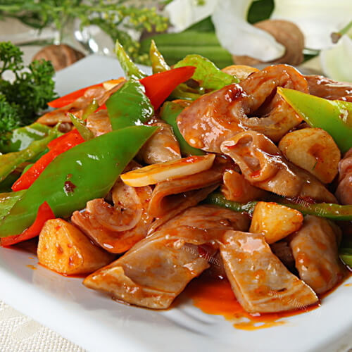 美味尖椒大肠