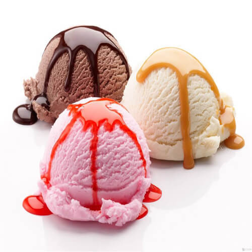 美味的冰淇淋球