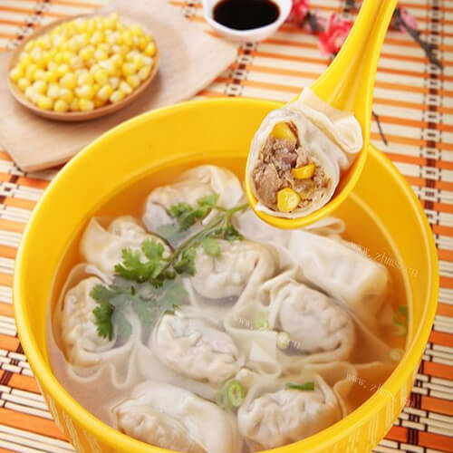 猪肉玉米元宝馄饨