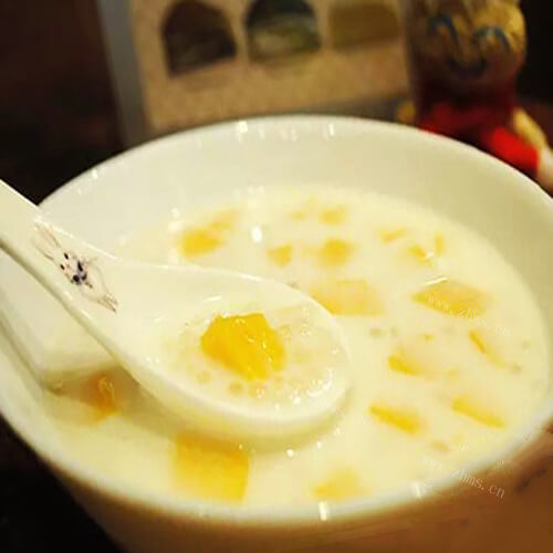 美味芒果椰香双皮奶