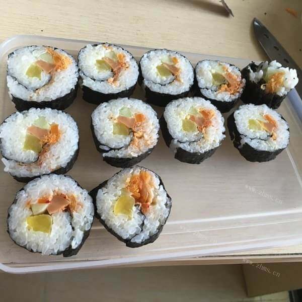 美味的番茄酱反转寿司