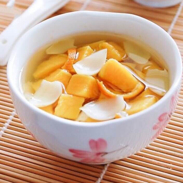 自制干鲜百合南瓜汤