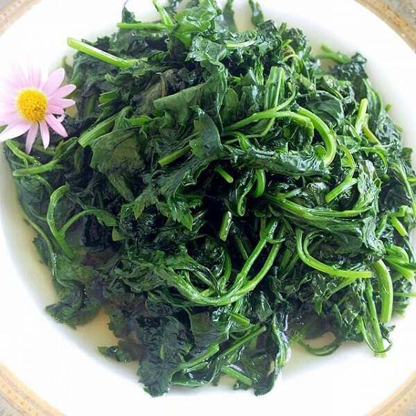好吃的「手工美食」菊花菜面