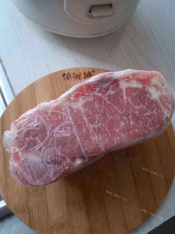 飘香蒸五香里脊肉做法图解1)