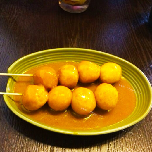 自制咖喱鱼蛋饭