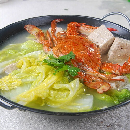 味道不错的白菜炖冻豆腐