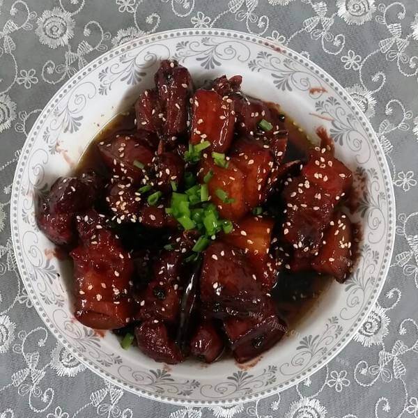 #回忆#玫瑰腐乳烧肉