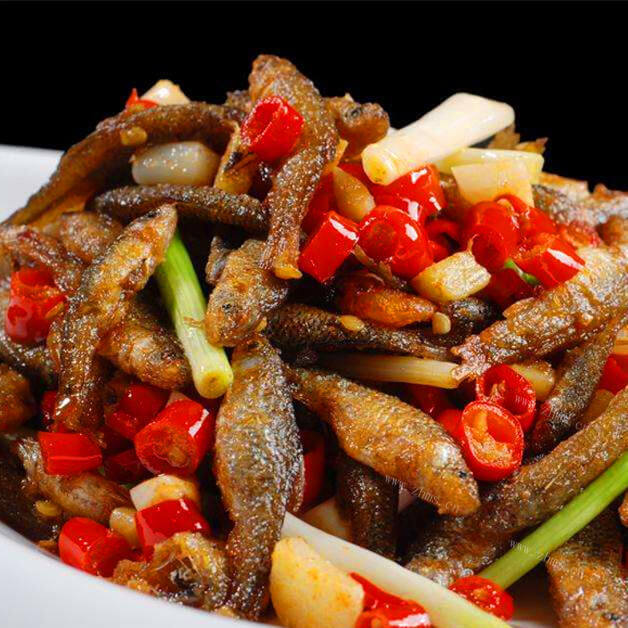 美味青椒小河鱼