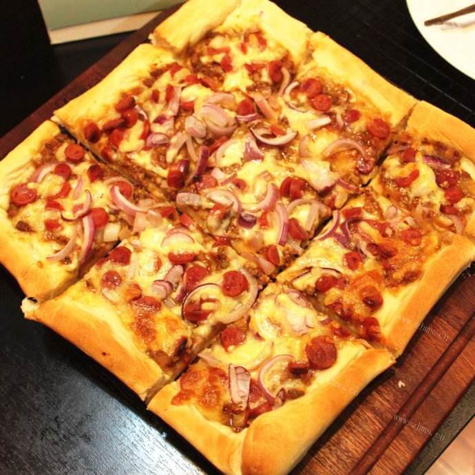 #暖心#方形大披萨