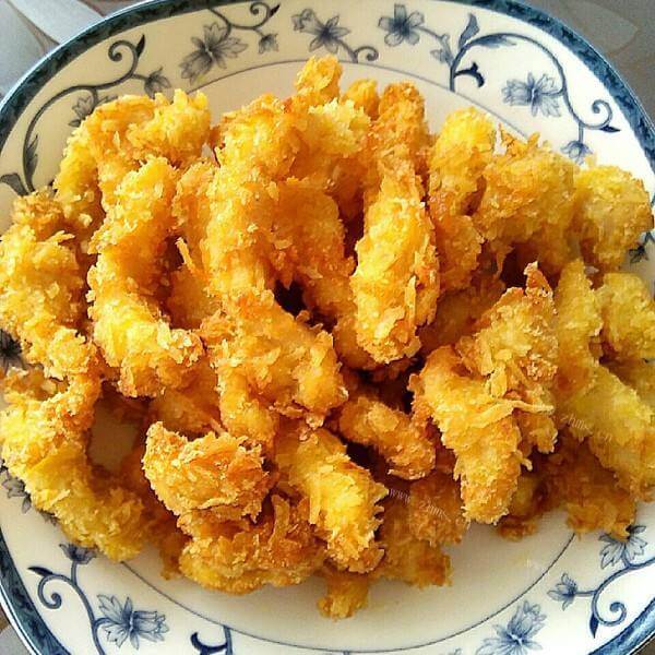 美味面包糠烤鸡柳