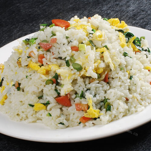 五彩奥尔良火腿炒饭