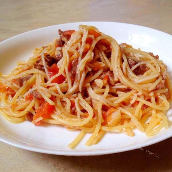美味肉末意大利面