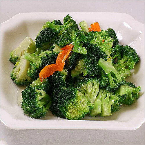 可口的原味花椰菜