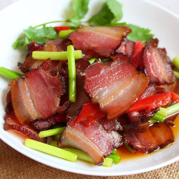[手工美食]腊肉咸蛋杂