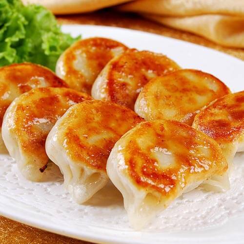 韭菜鸡蛋虾仁煎饺